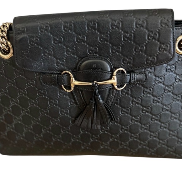 Gucci Emily horsebit bag bundle comes with heart long wallet, box not included. - Picture 3 of 12